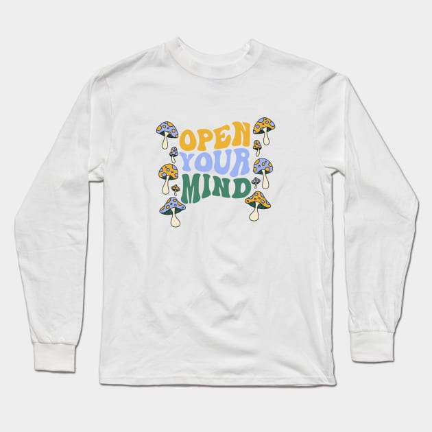 Open Your Mind | Artwork by Julia Healy Long Sleeve T-Shirt by juliahealydesign